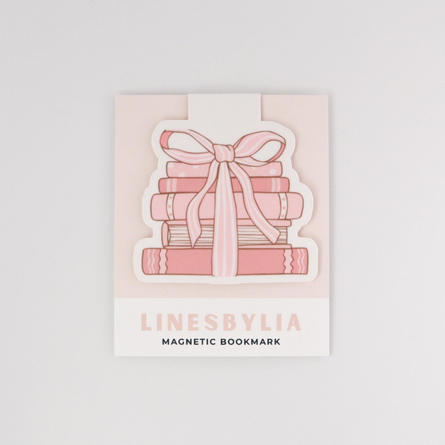 Girly Bow Magnetic Bookmark