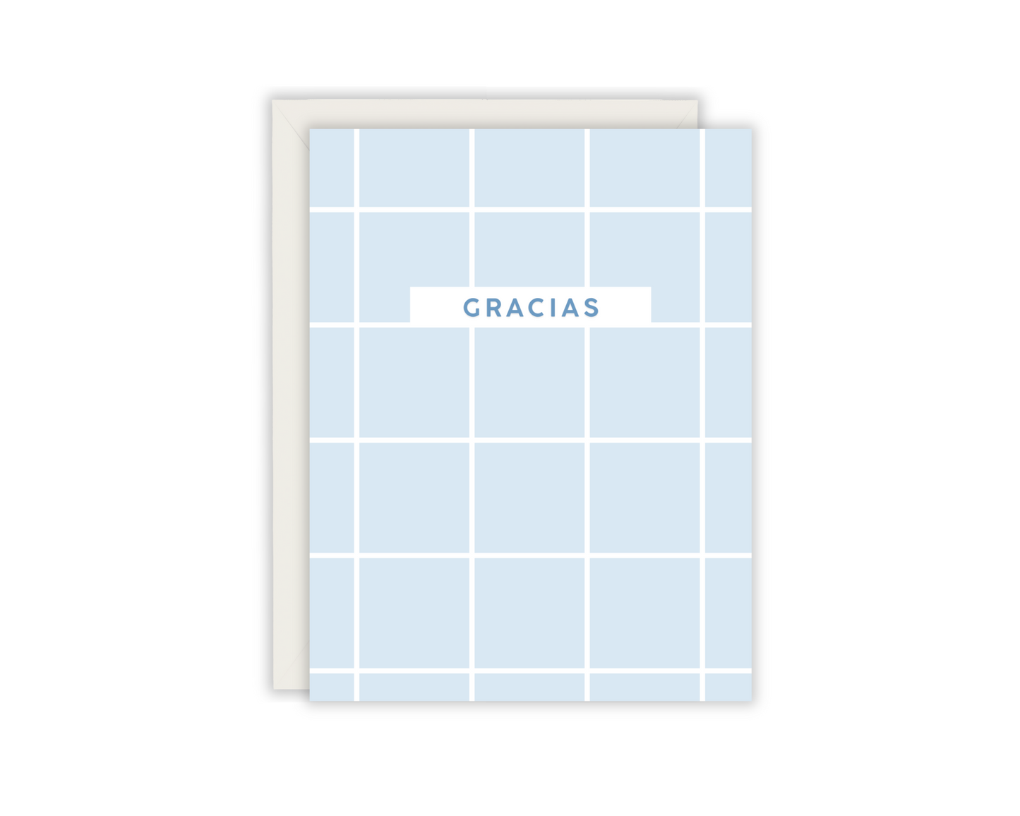 Gracias Striped Thank You Card | Spanish Greeting Card