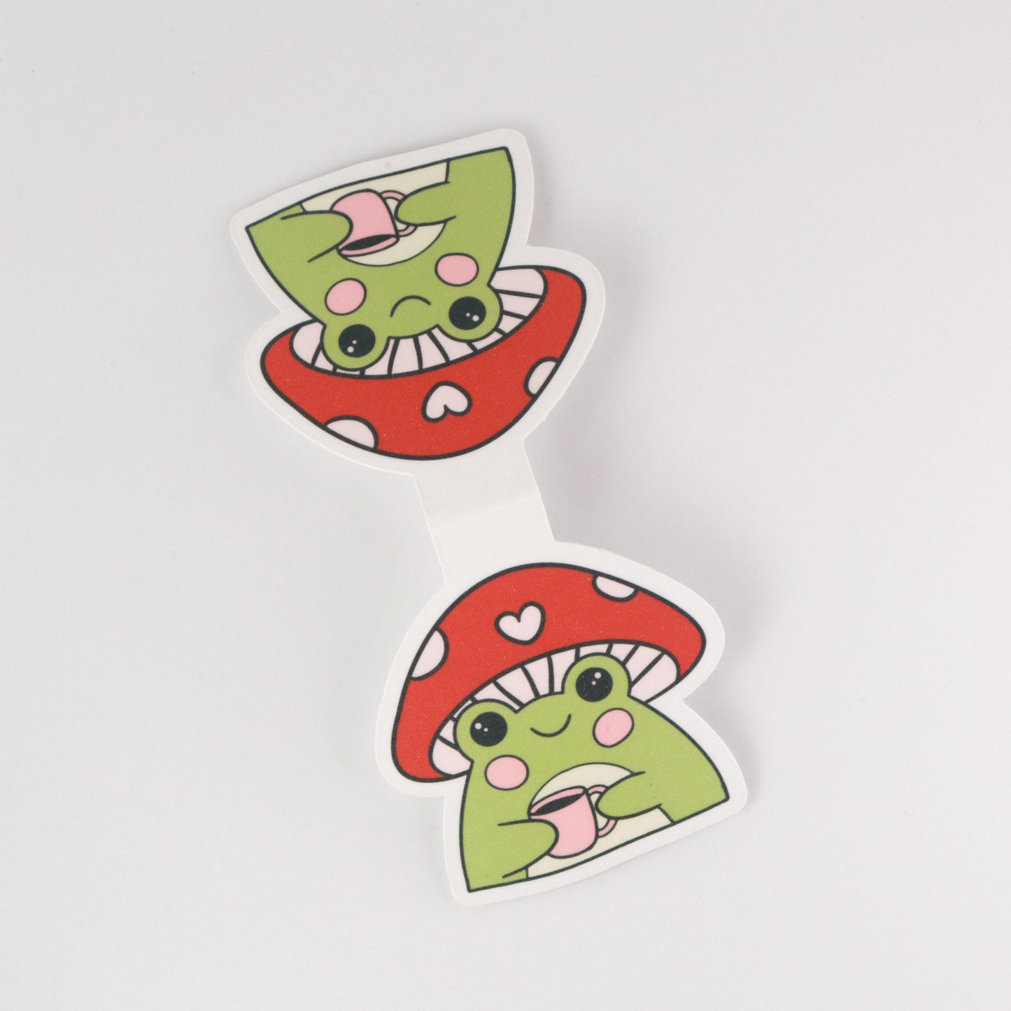 Mushroom Froggy Magnetic Bookmark