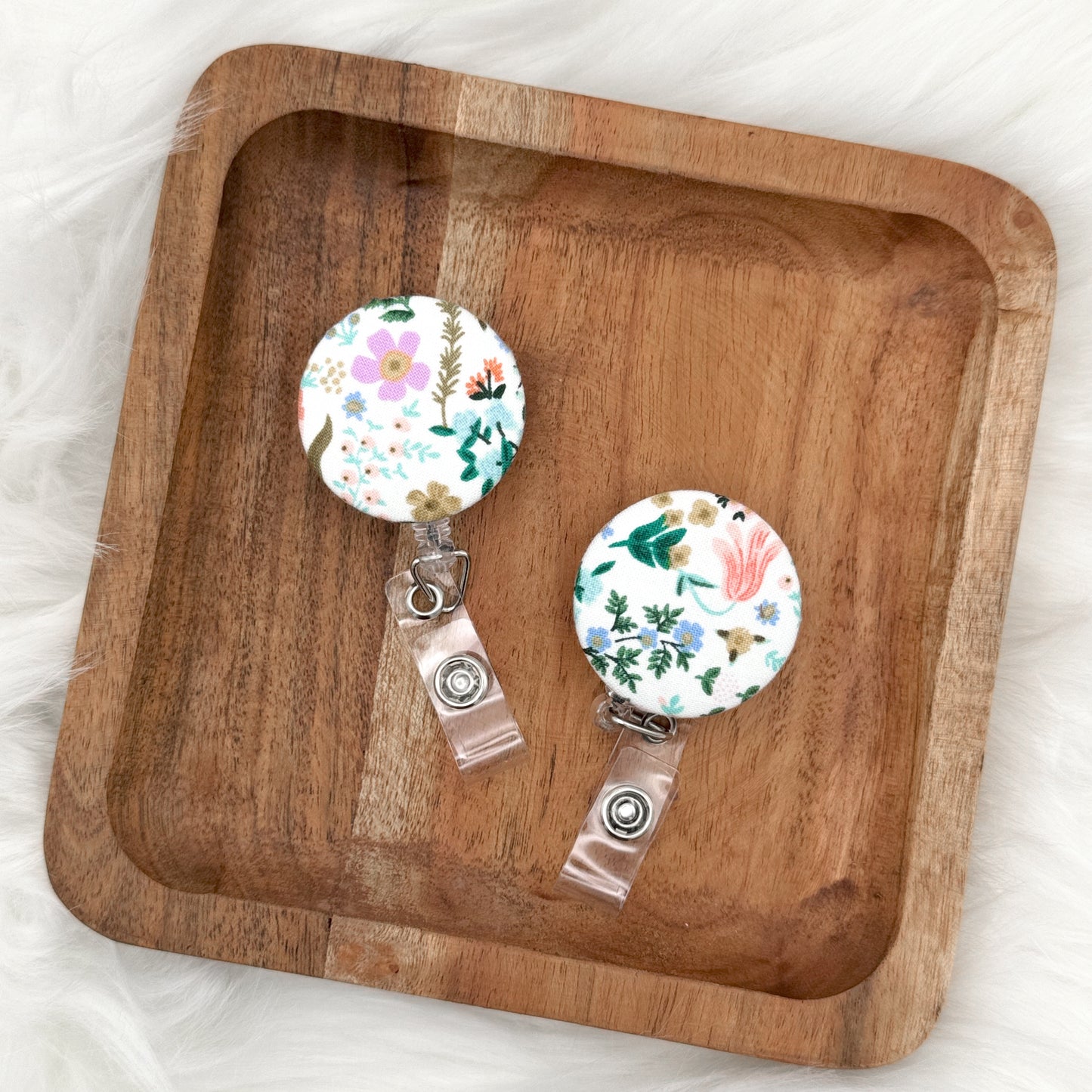 Floral Badge Reel