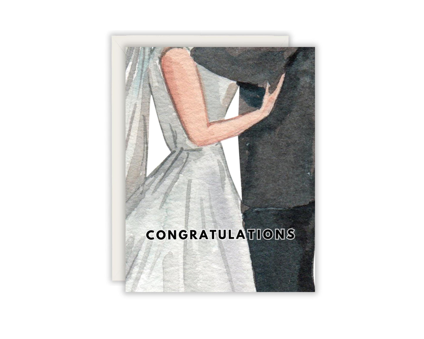 Bride & Groom First Dance Greeting Card