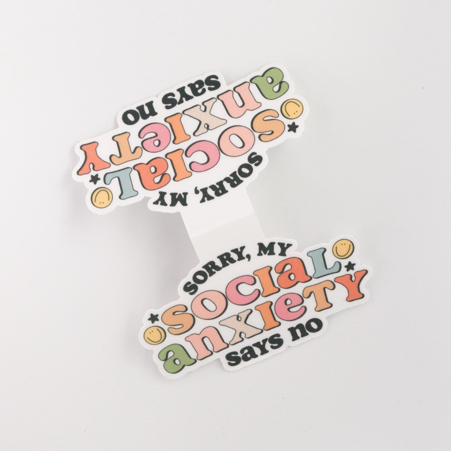 Sorry My Social Anxiety Says No Magnetic Bookmark