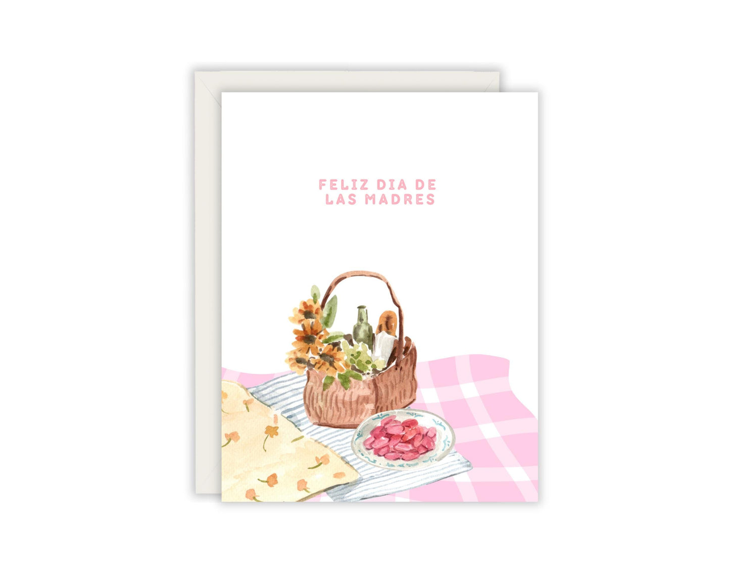 Mothers Day Picnic Basket Greeting Card - Outdoor Mother's Day Card