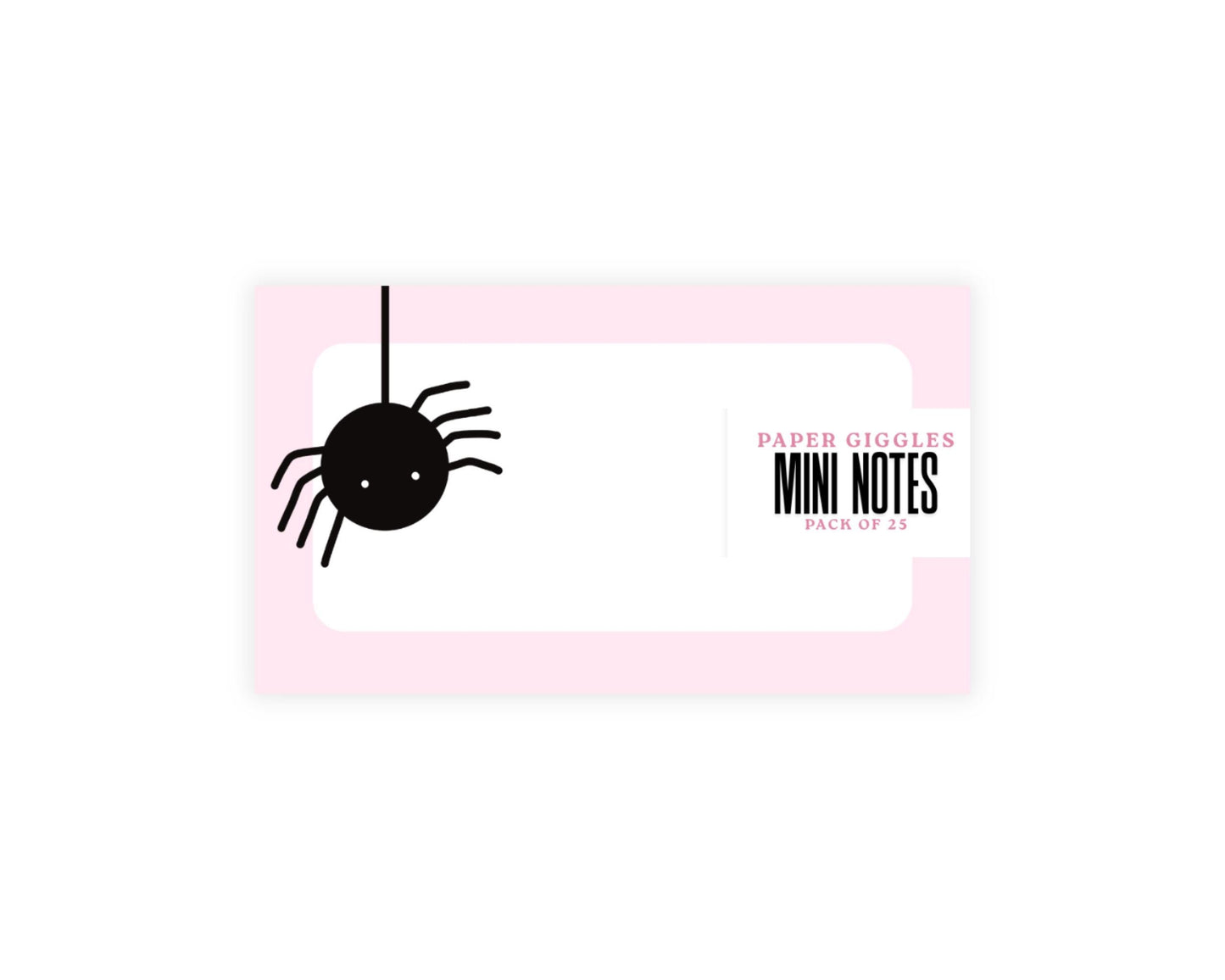 Halloween Spider Mini Notes | Pack of 25