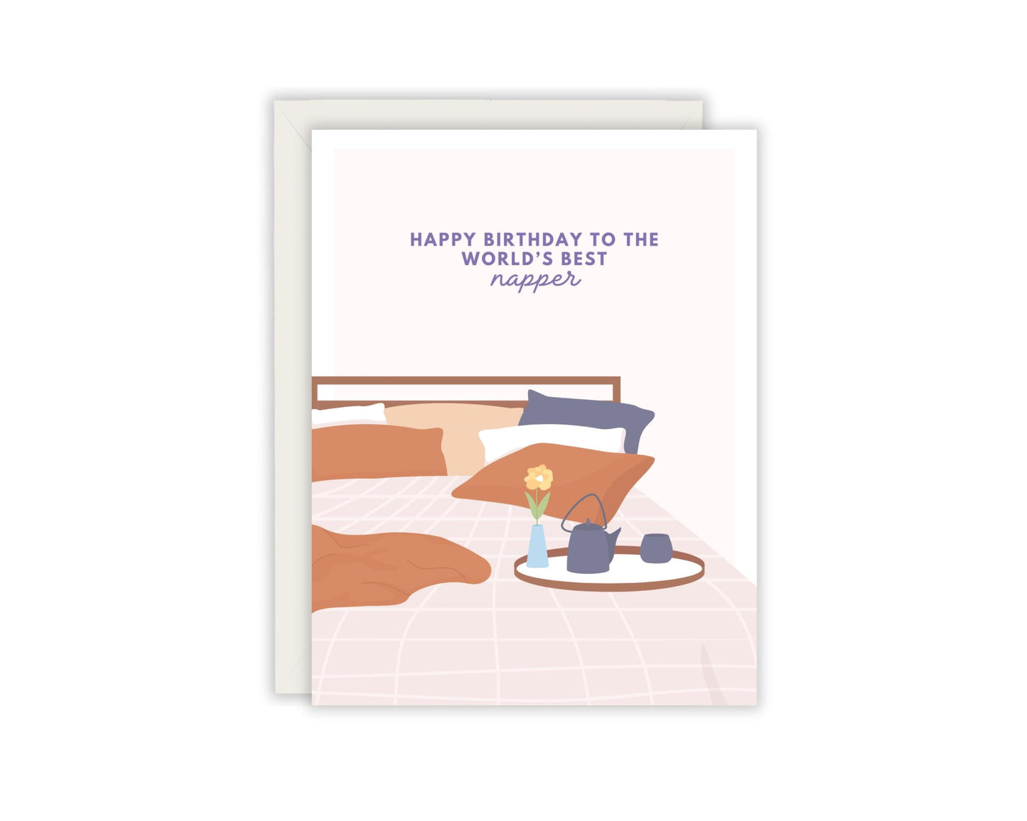 Happy birthday to the world's best napper - Old person birthday card - funny birthday card