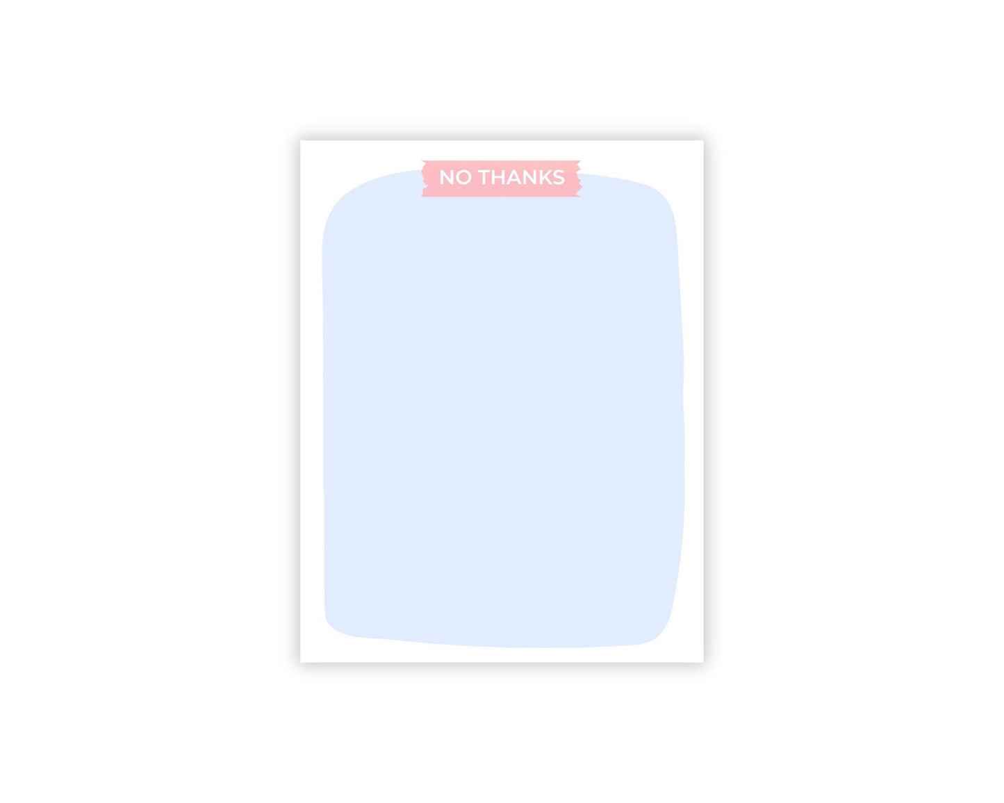 No thanks notepad