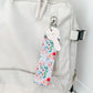 Pastel Girly Floral Key Fob I Watercolor Floral Themed Wristlet I Trendy Keychain