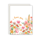 I love you floral Greeting Card