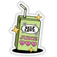 Self Love Juice Box Sticker