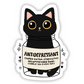 Antidepressant Cat Medication Sticker