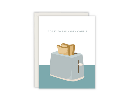 Toast to the happy couple Card
