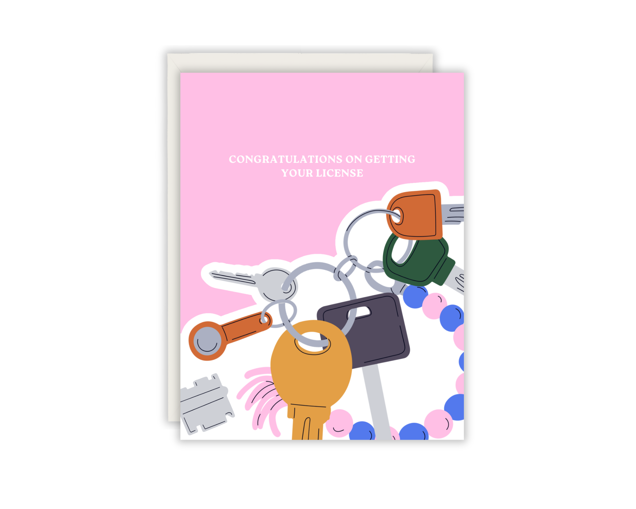 Getting Card Congratulations On Getting Your License Greeting Card – LINESBYLIA