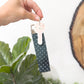 Green Cross Key Fob I Minimal Themed Wristlet I Trendy Keychain I Men's Wristlet