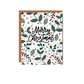 Merry Christmas Illustrated Greeting Card
