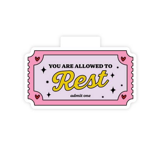 You're allowed to rest Magnetic Bookmark