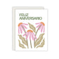Feliz Aniversario - Happy Anniversary Card -  Spanish Greeting Card