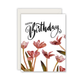 Floral Happy Birthday Card