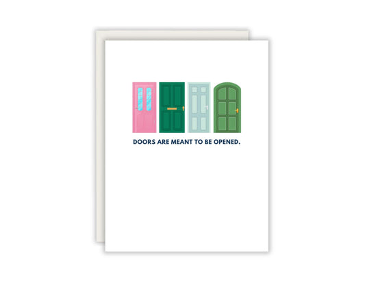 When one door closes, another one open (mini) card
