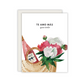 Te amo mas que todo tarjeta- Spanish Love Greeting Card