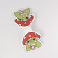 Mushroom Froggy Magnetic Bookmark