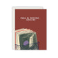 Para El Record.. Gracias - For the record, Thanks Card - Spanish Greeting Card
