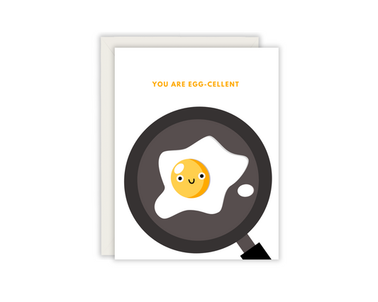 You're Egg-Cellent card