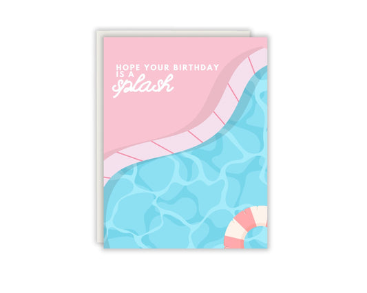 Hope Your Birthday Is A Splash Card