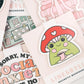 Mushroom Froggy Magnetic Bookmark