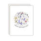 Floral happy mothers day card