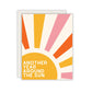 Another Year Around The Sun Birthday Card