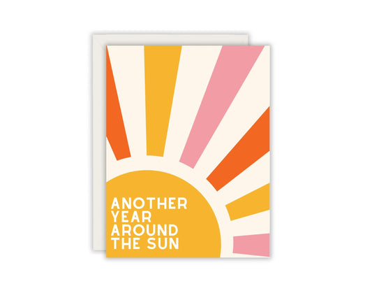 Another Year Around The Sun Birthday Card