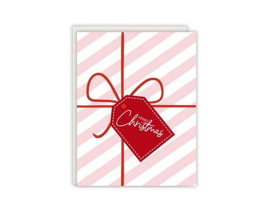 Christmas Wrapping Paper Card