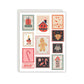Christmas Postal Stamp Card
