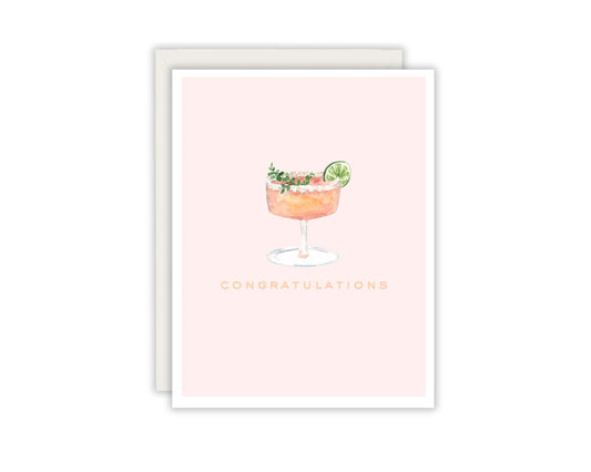 Congratulations Cocktail Card