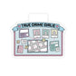 True Crime Girlie Magnetic Bookmark