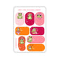 Ping Froggy Birthday Gift Tag Sticker Sheet