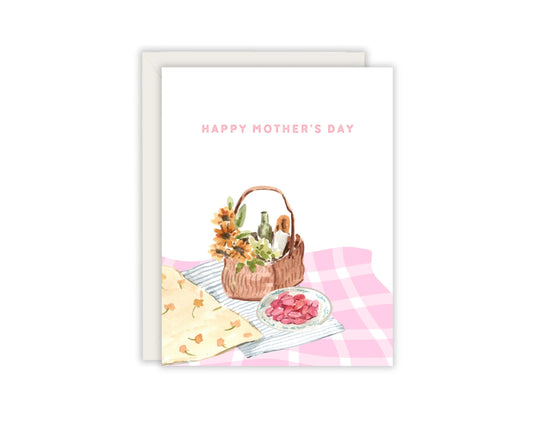 Mothers Day Picnic Basket Greeting Card - Outdoor Mother's Day Card