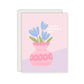Happy Mothers Day Greeting Card - Mothers Day Card - Blank Greeting Card - Floral Vase Greeting Card - Cute Mothers Day Greeting Card