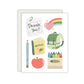 Thank You Teacher Appreciation Card - Card for Teacher's - End of School Card - Card from Student