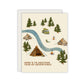Here's To Another Year Of Adventures Card - Camping Anniversary Card - Camping Birthday Card - Adventure Couple Card