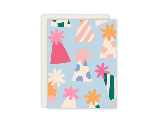 Party Hat Birthday Card - Hat's off to you Birthday Card - Party Hat Card - Kid Birthday hat Card