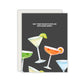 May Your Holiday's Be Filled With Good Spirits - Holiday Cocktail Greeting Card - Mixed Drink Greeting Card - Festive Cocktail Card