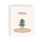 A Reminder That Size Doesn't Matter Christmas Card - Plant Lover Christmas Card - Festive Plant Card – Funny Christmas Card For Partner