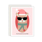 Fa La La La Laa La La LLA-MA Christmas Card - Llama Lover Christmas Card - Animal Holiday Card – Cool Kid Christmas - Funny Christmas Card