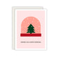 Wishing You A White Christmas Holiday Card - Snow Lover Christmas Card - Snow Globe Christmas Card - Simple Holiday Card