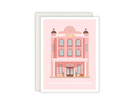 Happy Holiday's From Warmer Weather Christmas Card - Warm Christmas Card - Christmas Vacation Card - Funny Christmas Card