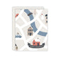 Happy Holidays From Our Town To Yours Christmas Card - Cozy Christmas Card - Long Distance Christmas Card - Christmas Town Card