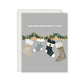 Warm Wishes From Our House To Yours Christmas Card - Cozy Christmas Card - Card For Relatives - Neighbor Christmas Card