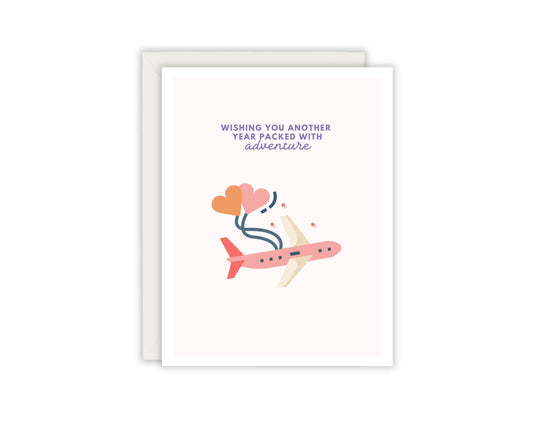 Wishing you another year packed with adventure - Traveler Birthday Card