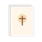 Sun & Cross Jesus Card - Christian Empowerment Card - Christian Friend Card - Baptism Card